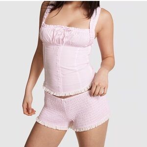 Frankie’s Bikinis VS Pink Gingham Top